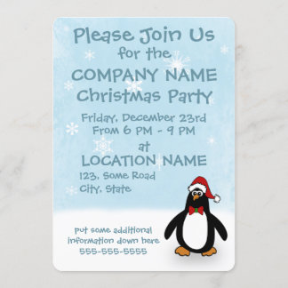Christmas Office Party Invitations