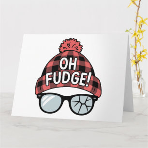 Christmas Oh Fudge Xmas Vacation Funny Holiday  Card