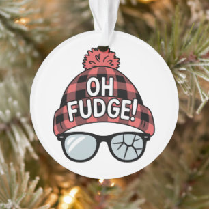 Christmas Oh Fudge Xmas Vacation Funny Holiday  Ornament