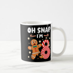 Christmas Oh Snap 8 Year Old Gingerbread Man 8th B Coffee Mug