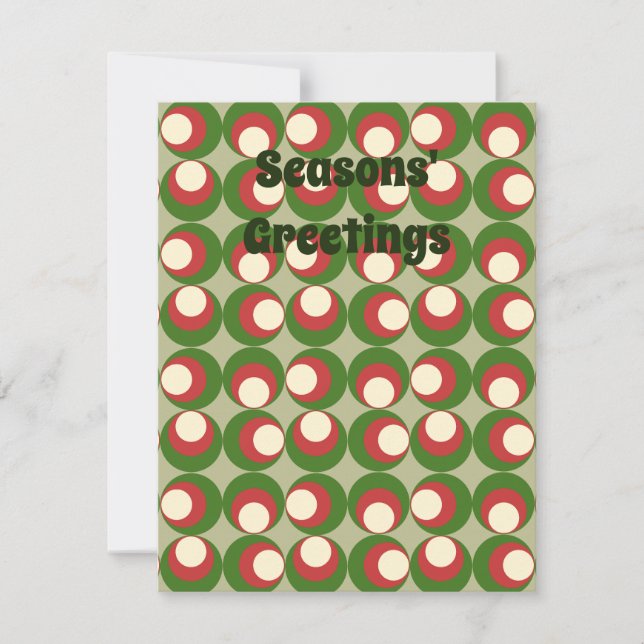 Christmas Olives  Card (Front)