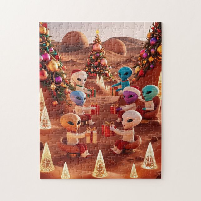 Christmas on Mars Puzzle (Vertical)