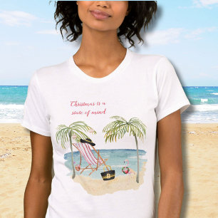 Christmas on the Beach Christmas Bella+Canvas T-Shirt