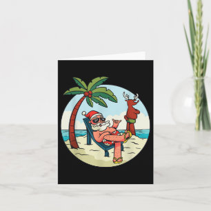 Christmas On The Beach Christmas In July  Card