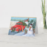 Christmas On The Farm Holiday Card<br><div class="desc">Send A Country Christmas Message With This Card ! Personalize It With Your Message For Family And Friends !</div>