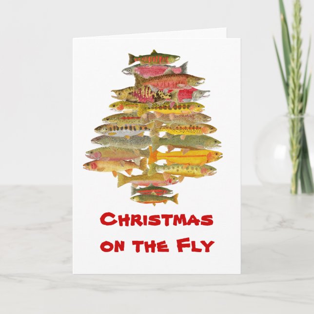 Christmas on the Fly Holiday Card (Front)