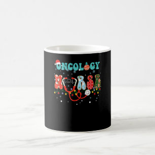 Christmas Oncology Nurse RN Oncologist Nursing gro Coffee Mug