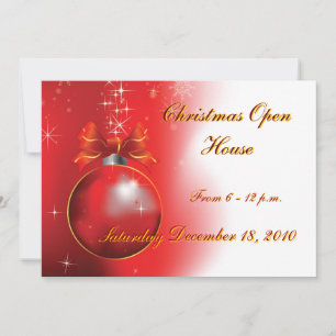 Christmas Open House, From 6 - 12 p.m., F... Invitation