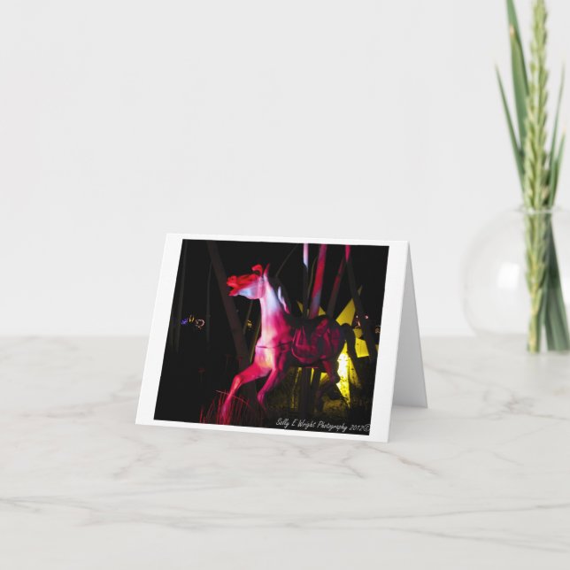 Christmas or Holiday card - Carousel  Design 2 (Front)