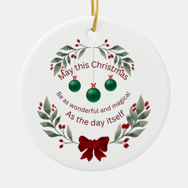 Christmas Ornament (Front)