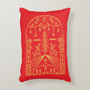 Christmas Ornament 1 Accent Pillow