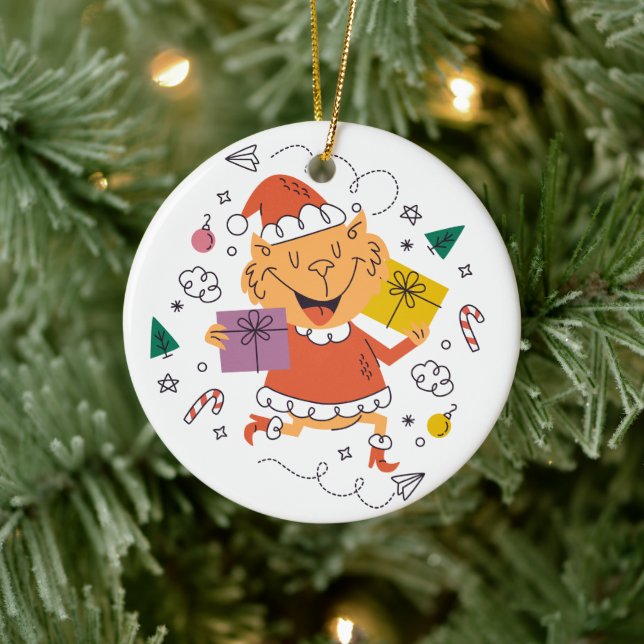 Christmas Ornament 2 faces (Tree)