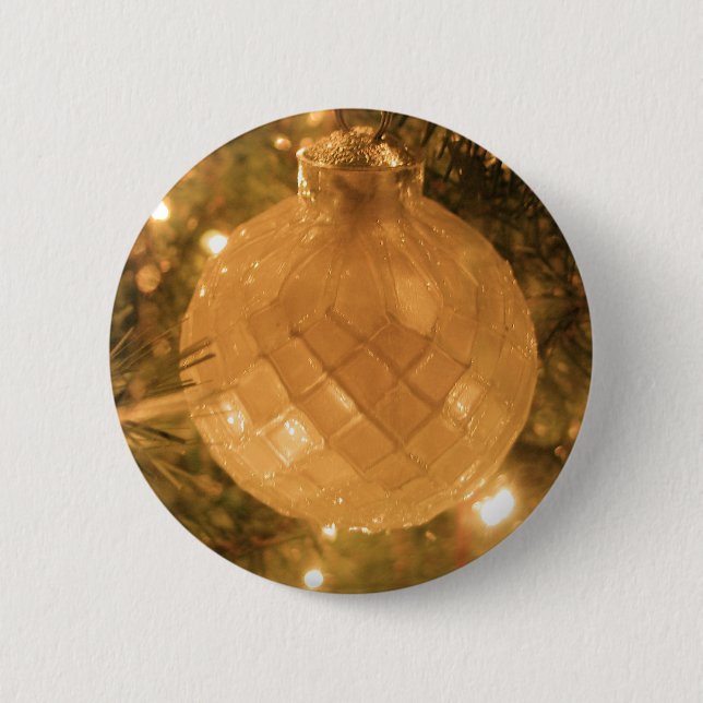 Christmas Ornament 2 Inch Round Button (Front)