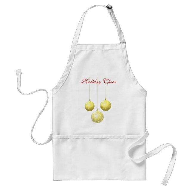 Christmas Ornament Apron (Front)