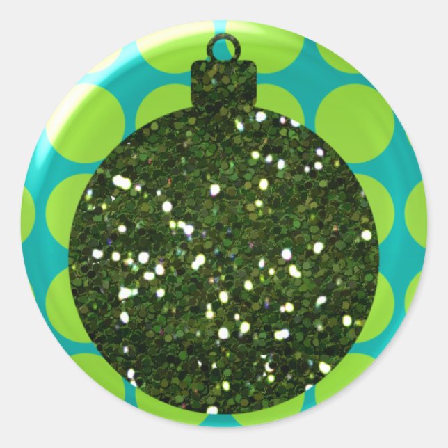 Christmas Ornament Ball Sticker (Front)