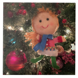 Christmas Ornament Ceramic Tile