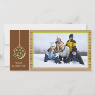 Christmas Ornament -Christmas photocard Holiday Card