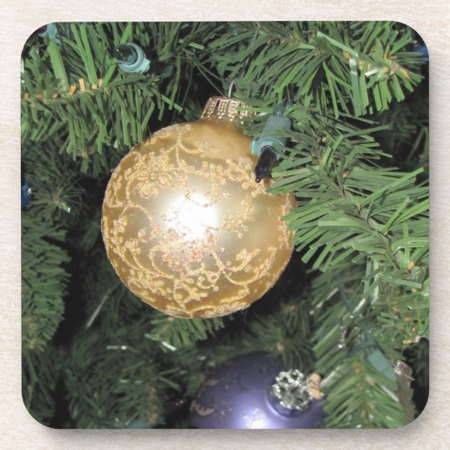 Christmas Ornament  Coaster (Front)