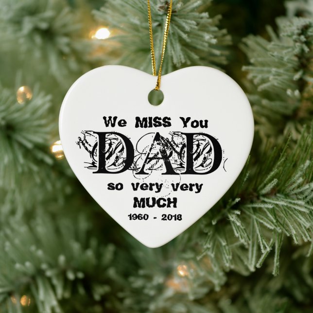 Christmas Ornament Dad Loving Memory Personalized (Tree)
