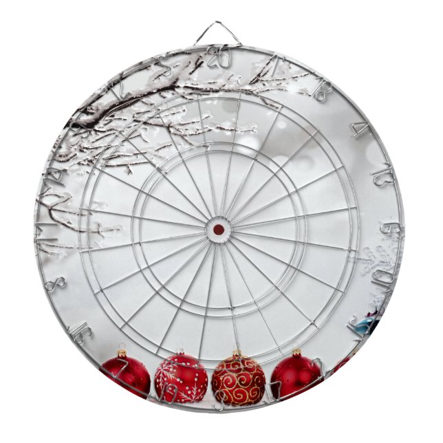 Christmas Ornament Decoration Dartboard (Front)