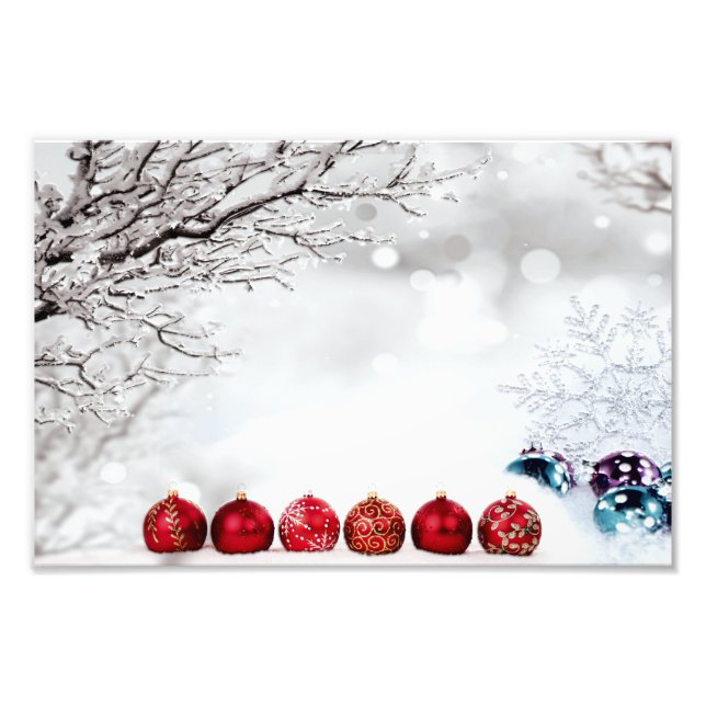 Christmas Ornament Decoration Photo Print (Front)