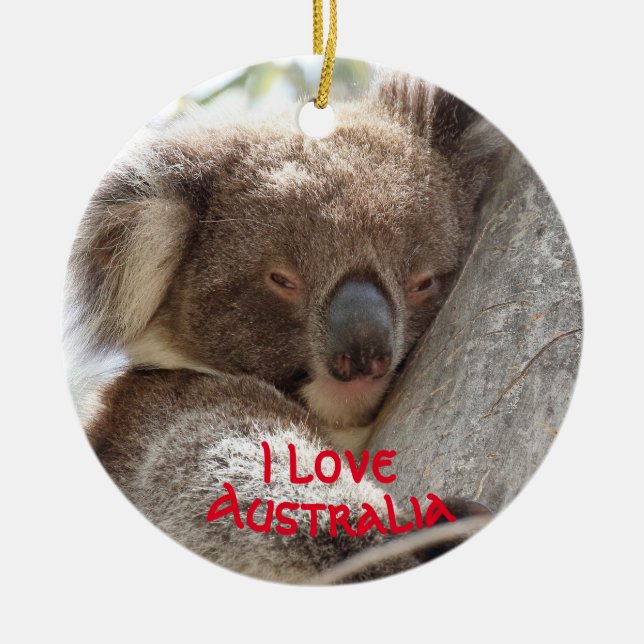 Christmas ornament featuring Koala (Front)
