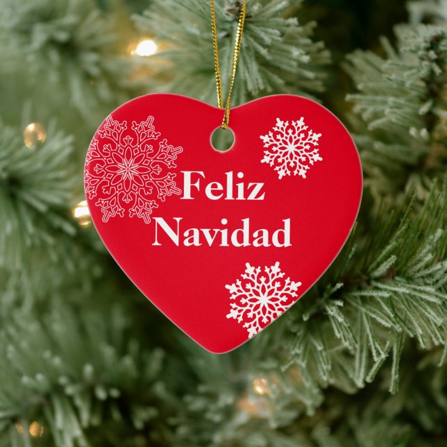 Christmas Ornament Feliz Navidad (Tree)