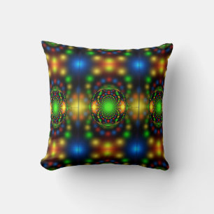 Christmas Ornament Fractal Design-29440 Throw Pillow