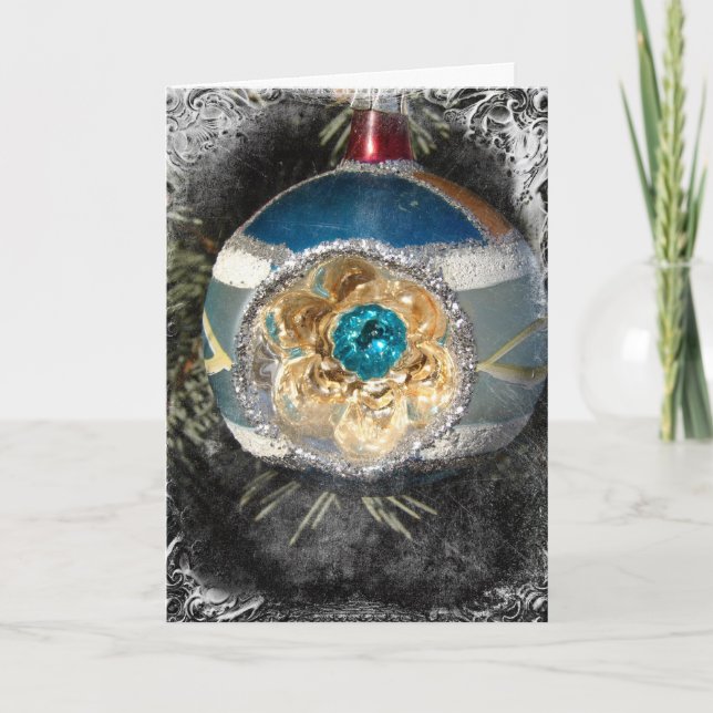 Christmas Ornament Holiday Card (Front)