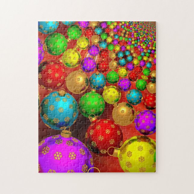 Christmas Ornament Jamboree Jigsaw Puzzle (Vertical)
