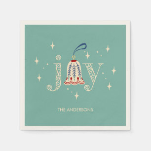 Christmas Ornament Joy Holiday Napkin