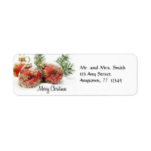 Christmas Ornament Label