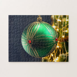 Christmas Ornament Lights Bokeh Jigsaw Puzzle