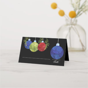 Christmas Ornament Multi Wedding Reception Place Card