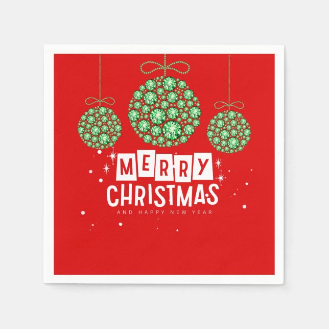 Christmas Ornament Napkin (Front)