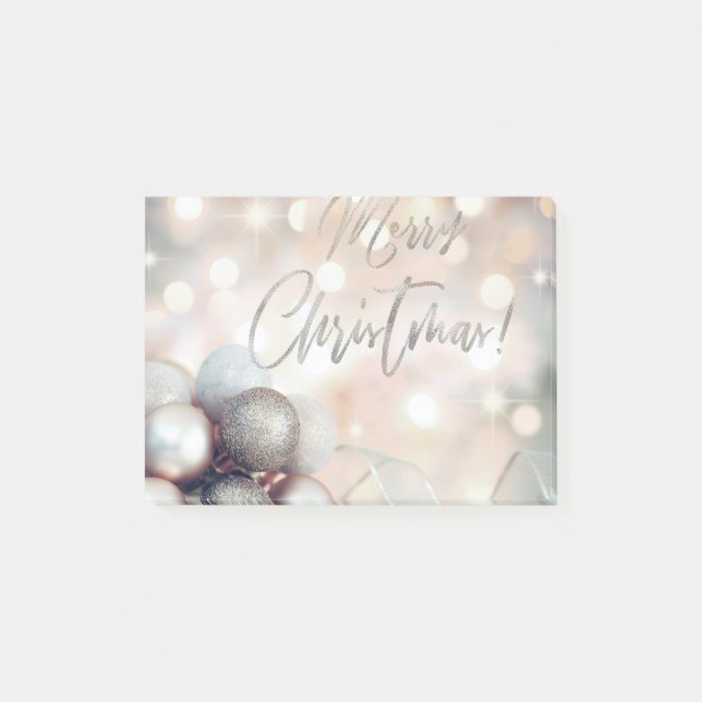Christmas Ornament Paper Post-it Notes (Front)