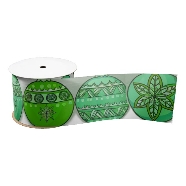 Christmas ornament satin ribbon (Spool)