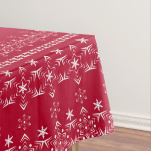 Christmas ornament tablecloth