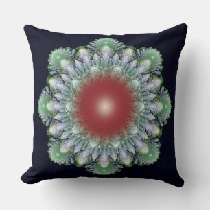 Christmas ornament throw pillow
