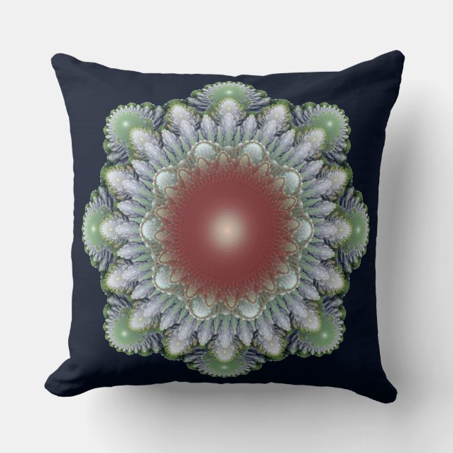 Christmas ornament throw pillow (Front)