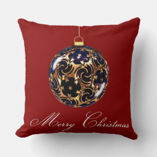 Christmas Ornament Throw Pillow