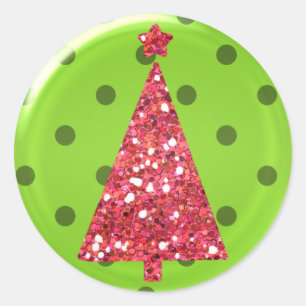 Christmas Ornament Tree Sticker