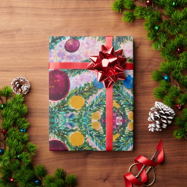 Christmas Ornament Wrapping Paper (Holiday Gift)