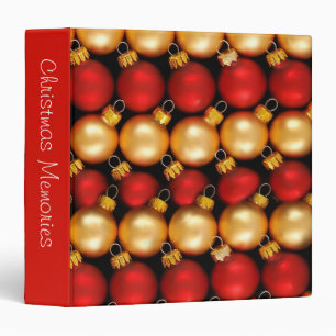 Christmas Ornaments 1.5" Photo Album Binder