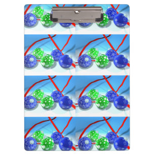 Christmas ornaments clipboard