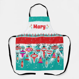 Christmas Ornaments Custom Apron