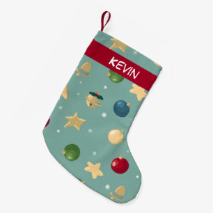 Christmas ornaments. Customizable with name. Small Christmas Stocking