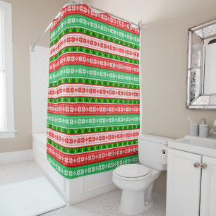 CHRISTMAS ORNAMENTS DESIGN RED WHITE GREEN