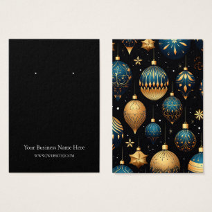 Christmas Ornaments Earring Display Card