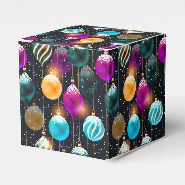 Christmas Ornaments    Favor Box (Front Side)